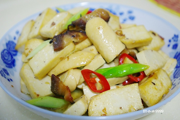 得闲做做家常菜:腊肉炒豆腐干-广西新闻网