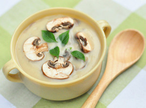 油菜蘑菇汤