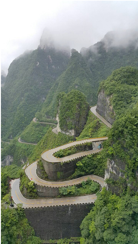 死亡公路 自然与人力的结合(组图)