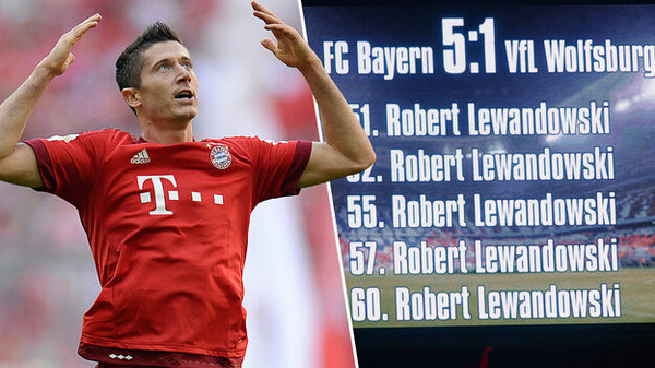 Lewandowski 5 Tore Sky Lewandowski 5 Tore Sky