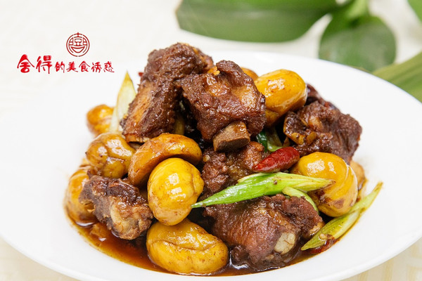 中秋时节正值【栗子烧排骨】