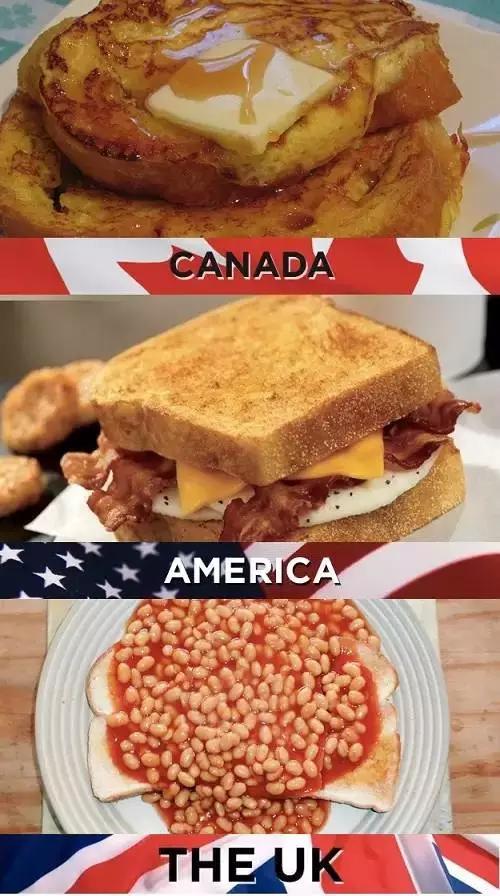 关于加拿大、美国和英国的对比
