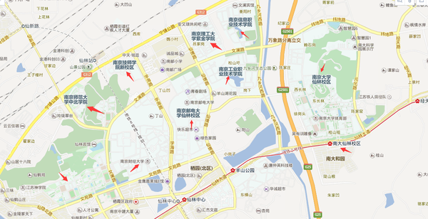 南京大学,南京大学金陵学院,南京农业大学,南京工业大学,南京审计