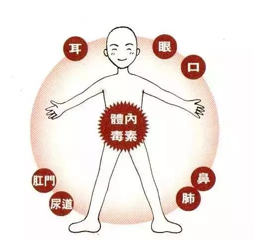 人体内必须排出的六大阴毒