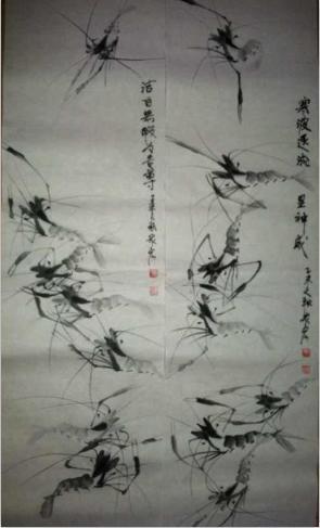 观黄家宏先生画虾之感