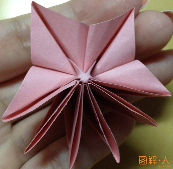 太阳花折纸图解教程