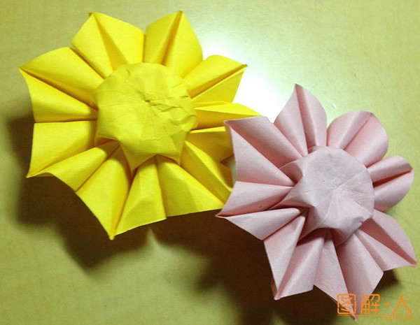 太阳花折纸图解教程