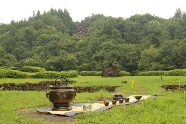 户外喝茶,也是一种风景