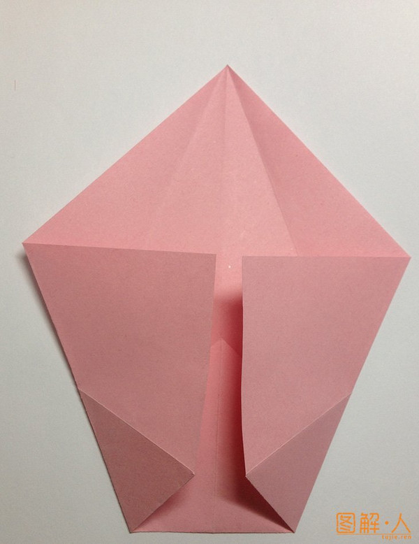 花瓣式小盒子折纸图解教程