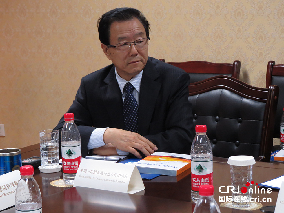 合作委员会中方执行主席,中国省市食品协会联盟主席赵国瑞(摄影梁爽)