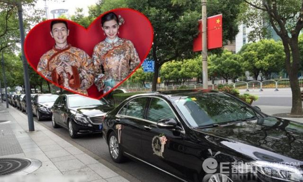 黄晓明baby大婚花费近亿 婚车奢侈度超国际车