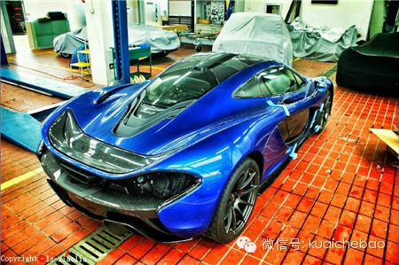 价值1260万元中国第一辆蓝色迈凯伦p1跑车