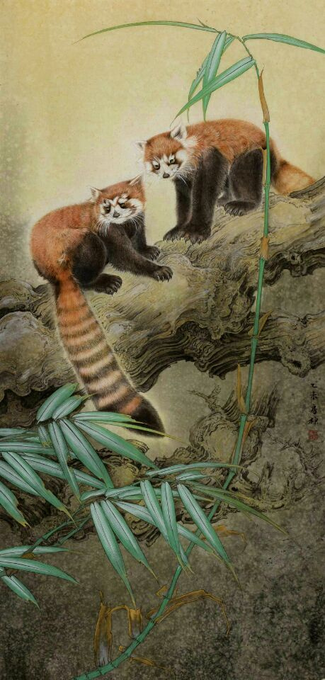 画家房栋与他的工笔花鸟画