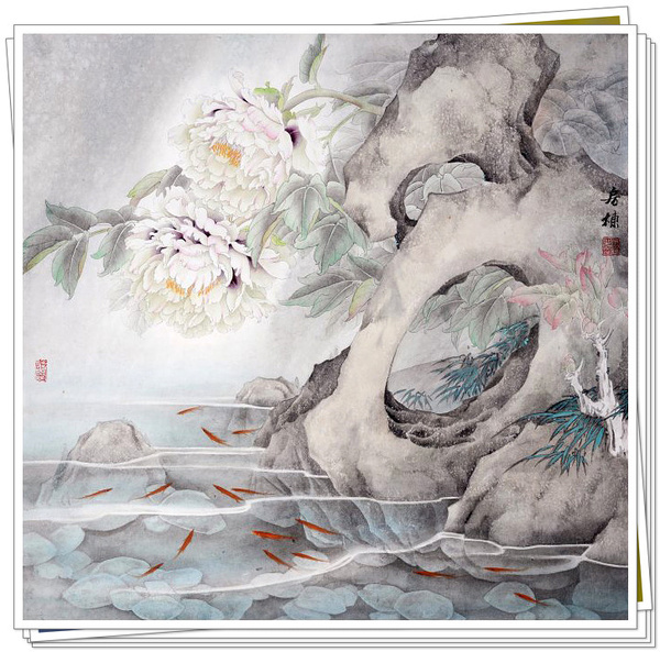 画家房栋与他的工笔花鸟画