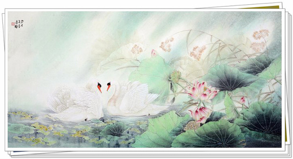 画家房栋与他的工笔花鸟画