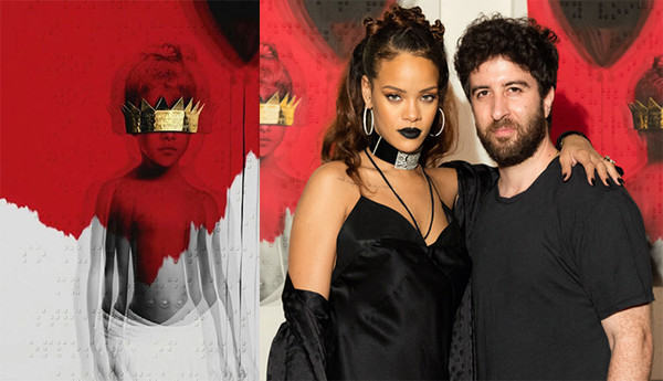 rihanna新专辑封面画风激变