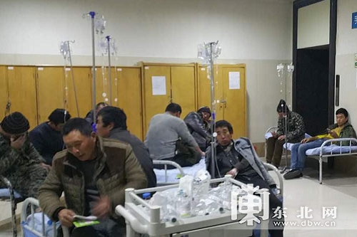 哈尔滨一工地发生集体中毒事件 至少39人就医