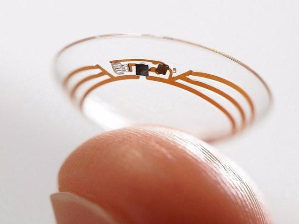谷歌获太阳能隐形眼镜专利 可扫描条形码