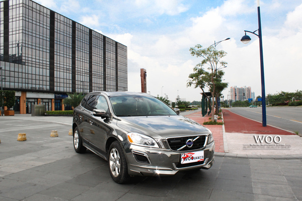 沃尔沃xc60改色,沃尔沃s60改色 汽车改色沃尔沃xc60车身贴膜电镀钨钢车身改色