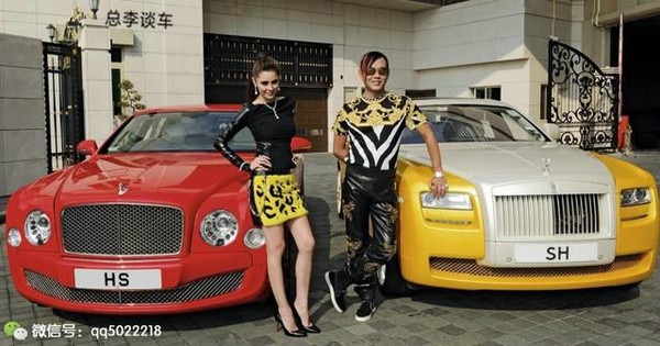 她的劳斯莱斯镶100个钻,老公豪气,额外再买30辆