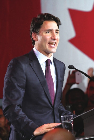 加拿大迎来第二位特鲁多总理 子承父业逆袭上位