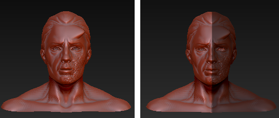 教你zbrush中实现智能对称