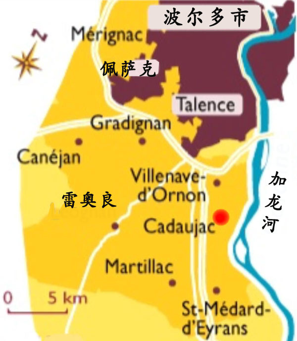 位于左岸格拉夫(graves)产区的佩萨克-雷奥良(pessac-leognan)就是一