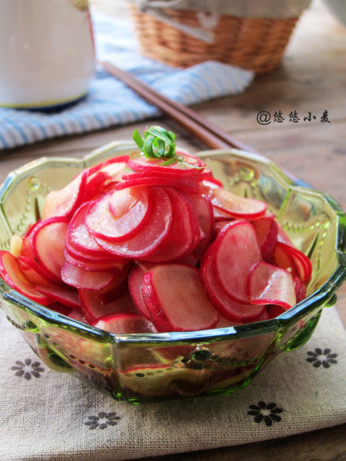 佐粥下饭的清爽菜【糖醋洋花萝卜】