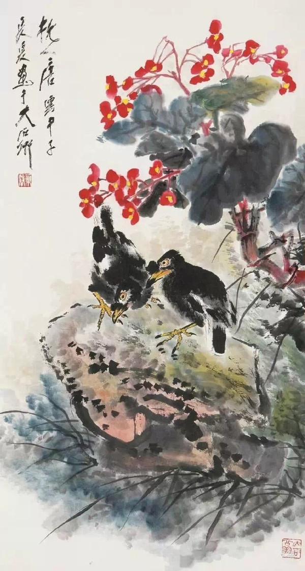 海派画家"四大名旦"的花鸟,美醉了!