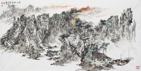 山水画家李庆海:风骨雄魂画山水