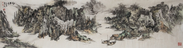 山水画家李庆海:风骨雄魂画山水