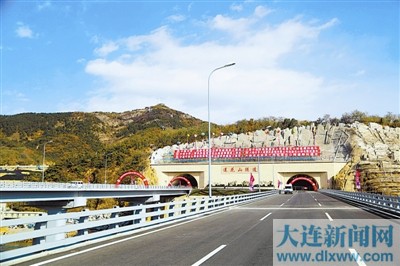 莲花山隧道穿山越水"牵手"东北路(图)