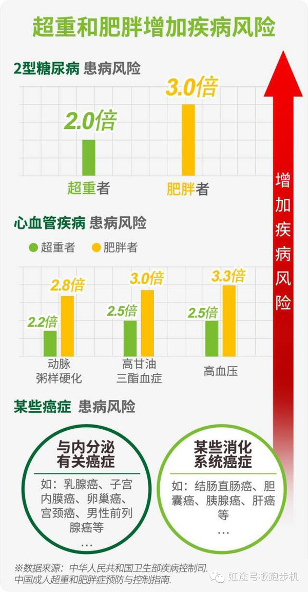 超重和肥胖带来的健康危害远远不止以上的这些,它甚至会增加包括脑