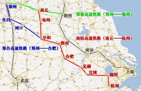 郑州至阜阳高铁获批开通后郑州到合肥只需2小