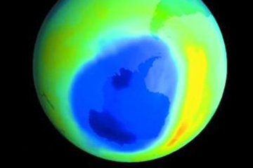 nasa发现南极臭氧层空洞面积达到近年新高