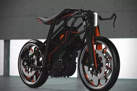 KTM推出全新概念电动摩托车