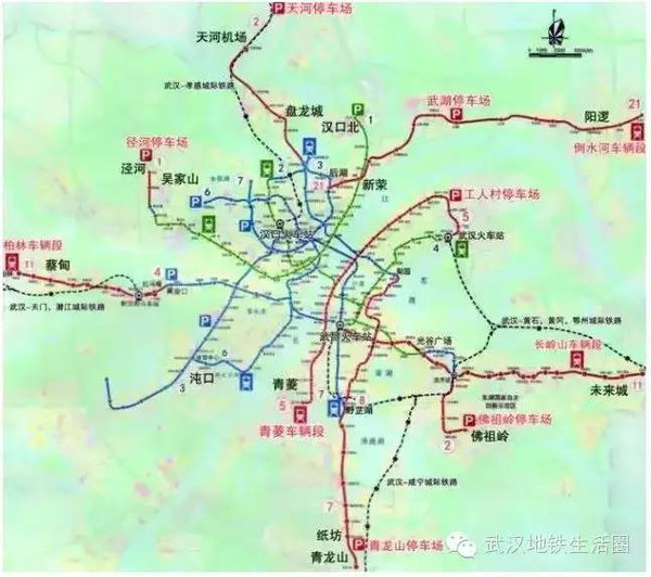 2021武汉总人口_武汉地铁线路图2021