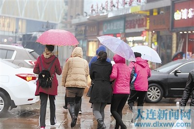 昨日我市迎来寒潮降温天气(图)