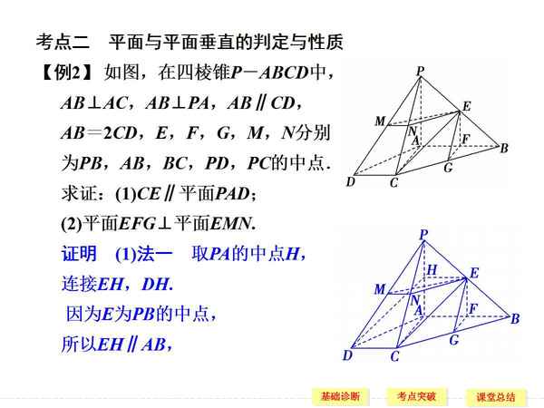 高中数学立体几何之线面垂直