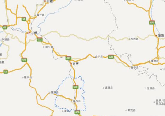  陇西县所在地理位置