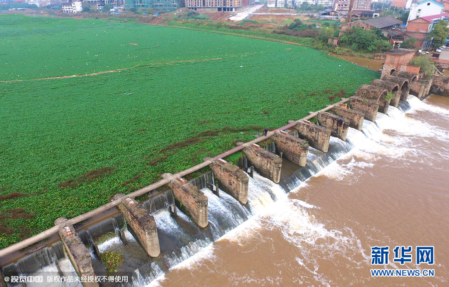 2015年11月09日,湖南省衡阳市衡阳县,由于前段时间的暴雨,蒸水河上游