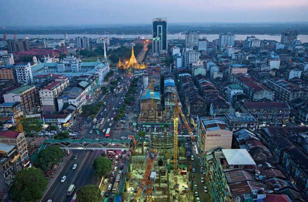 资料图:缅甸的城市.