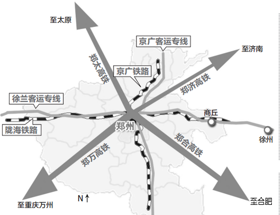 河南米字型铁路现雏形 上午烩面下午北京吃烤鸭