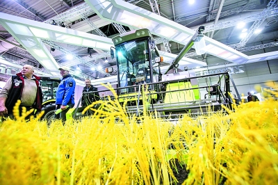 中国农机亮相汉诺威展会(图)