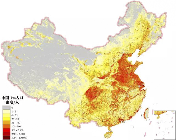 中方人口网_中国人口密度图-是你在逃离北上广,还是北上广在赶你走(2)