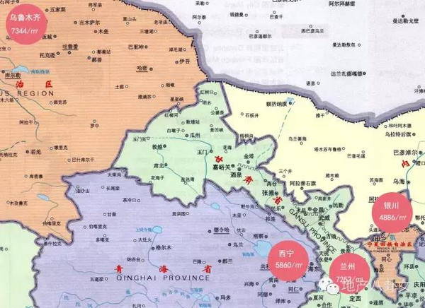 西北 终于到西北啦.中国最后的一个区域.