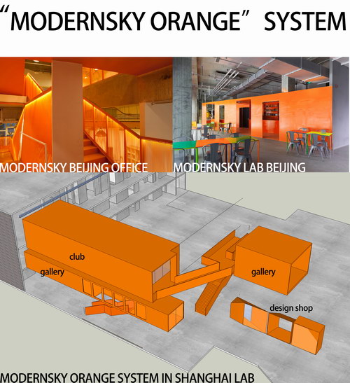 modernskylab 上海旗舰店内部效果图