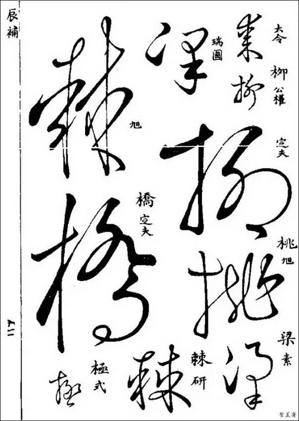 该书共收草体字近八千字,草书各字,悉依明梅膺祚所编《字汇》二百一