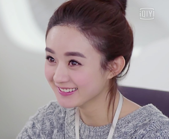 圆圆脸也很美,揭秘赵丽颖吃货减肥法图片