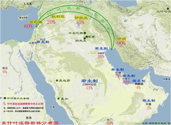 中国人口分布_中东的人口分布